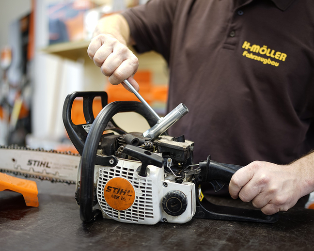Service für Stihl Motosäge Service für Stihl Motosäge